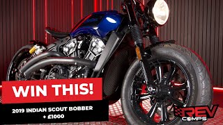 WIN THIS 2019 INDIAN SCOUT BOBBER  £1000 [upl. by Aidnac]