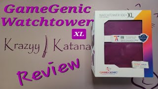 GameGenic Watchtower 100 XL deck box opening and review [upl. by Eimoan634]