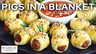 Mini Pigs in a Blanket  Sausage Rolls  Shorts Favourites [upl. by Valli]