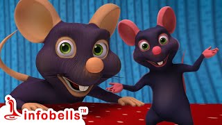 இரண்டு குறும்புக்கார எலிக்குட்டிகள்  Tamil Rhymes for Children  Infobells [upl. by Ned]