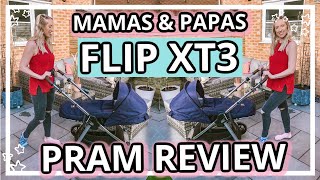 MAMAS amp PAPAS FLIP XT3 PRAM REVIEW  IS IT WORTH IT [upl. by Ierna]