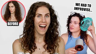 BEGINNER WAVY HAIR ROUTINE WITH CASSANDRA BANKSON tips for shine and volume [upl. by Toomay]