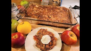 Apple Cobbler with Cake Mix and Pie Filling 🍎🍏🍰👨‍🍳🧈  Easy Thanksgiving Dessert 🦃 [upl. by Cal682]