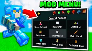 The Best MCPE Client Utility UI Client Minecraft Bedrock [upl. by Letrice]