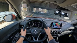 2022 NISSAN SENTRA POV TEST DRIVE  Better Than The New Civic [upl. by Ellehcen]