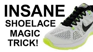 SHOCKING SHOELACE MAGIC TRICK REVEALED [upl. by Mariam]