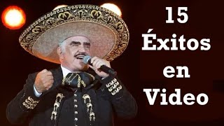 VICENTE FERNANDEZ  15 ÉXITOS EN VIDEO [upl. by Nylad]