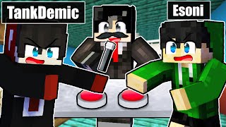 ESONI Vs TankDemic in a Build Challenge STORY in Minecraft 😂   Tagalog [upl. by Yelekreb]