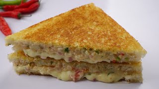 Potato Cheese SandwichEasy Potato SnackQuick And Easy Sandwich Recipe By Recipes Of The World [upl. by Kutchins536]