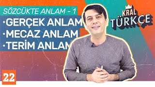 8 Sınıf Sözcükte Anlam 1 Örneklerle Terim Anlam Mecaz Anlam Gerçek Anlam  Türkçe 22 [upl. by Fawcette]