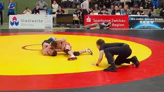 WRESTLINGRINGEN DM 2023 AJUGENDFREISTIL BIS 55kgVALASSISKBerlinLAMITSCHKAHMeckVorpommern [upl. by Rheingold]