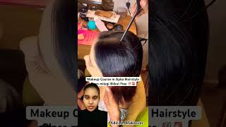 Itne chote chote bal bride ke😱🤯ab hairstylekasebanayeviralvedio [upl. by Nekcerb]