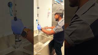 new plumbing sink mixer shower water testing [upl. by Enerak]