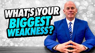 WHAT’S YOUR BIGGEST WEAKNESS 11 GOOD WEAKNESSES To Use In A JOB INTERVIEW [upl. by Einama]