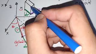 déplacement et volume élémentaire cartésienne cylindrique sphérique [upl. by Grenier120]