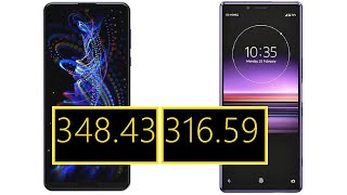 Sharp Aquos R5G vs Sony Xperia 1 II [upl. by Aihsekal]