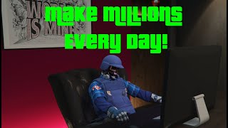 Make MILLIONS Every Day with the Agency  GTA ONLINE [upl. by Airan454]