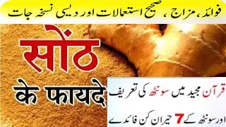 Sonth Khane K Saat Behtareen FayedeSonth Ke Fayde Aur Nuksan [upl. by Yrehc]