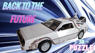 Baue den legendären DeLorean aus Zurück in die Zukunft  Revell 3D Puzzle [upl. by Eelatsyrc]