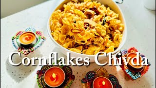 Cornflakes Chivda  Cornflakes Mixture  Makai Chivda Recipe  Maize Poha Chivda  Diwali Snack [upl. by Anaehr238]