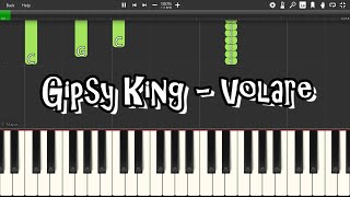 Gipsy King  Volare  Piano tutorial [upl. by Flemming]