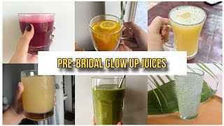 Glowing Skin Secret  Juice For Glowing Skin  Pre  Bridal Glow Up Juices  Skin Care Tips [upl. by Ennyletak]