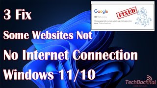 Some Websites Not Opening in Any Browser Windows 11  How to Fix [upl. by Norvan]