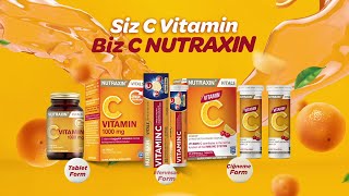 Nutraxin C Vitamini  Siz C Vitamin Biz C Sağlık [upl. by Warfield]