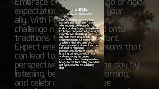 TAURUS 🪐 22 February 2024 horoscope daily taurus horoscope astrology [upl. by Fariss713]