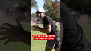 WHY YOU RUN ROUTES LIKE SPENCER JAMES [upl. by Nylirad]