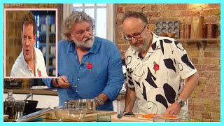 Saturday Kitchen host reacts as Hairy Bikers Dave Myers didnt think hed see Christmas [upl. by Ahsilef]