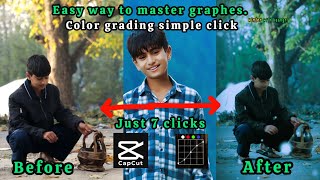 capcut colour grading easy ways to cinematic editing  100 real and easy [upl. by Anivek903]