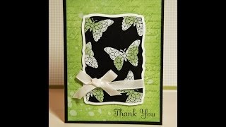 Monochromatic Embossed Butterflies [upl. by Aiela]