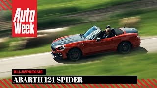 Abarth 124 Spider  AutoWeek review [upl. by Alakcim493]