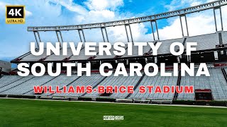 Home of the University of South Carolina Gamecocks  WilliamsBrice Stadium in 4K Ultra HD [upl. by Amehr689]