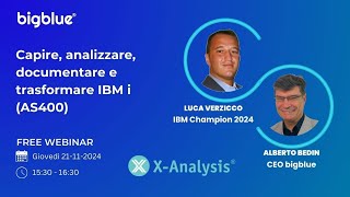 Scopri XAnalysis con Luca Verzicco IBM Champion🌐 [upl. by Mutat]