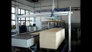 Automatic wood plate vacuum lifter [upl. by Neehahs205]