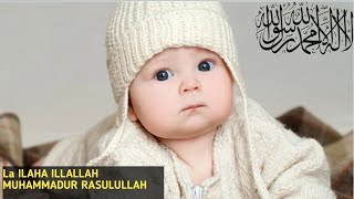 La ilaha illallah  لا إله إلا الله محمد الرسول اللہ ✨ 💕 Super relaxing baby song [upl. by Heisel]