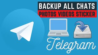 How to backup chats groups and more on telegram [upl. by Myrtie]