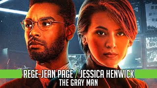 Jessica Henwick and RegéJean Page Talk The Gray Man Dhanush and Not Fighting Ryan Gosling [upl. by Barnard463]