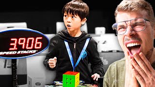 How This 9 Year Old Solved A Rubiks Cube In 3 Seconds [upl. by Letch]