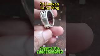 Sri Lankan Ruby Ring [upl. by Rafaelle734]