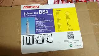 Tutorial change ink MBIS3 mimaki jv150160 [upl. by Lorolla]