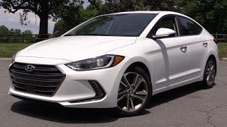 2017 Hyundai Elantra Limited  Start Up Road Test amp In Depth Review [upl. by Cristionna845]