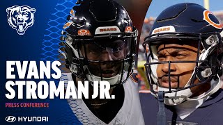 Stroman Jr Evans on team talent  Chicago Bears [upl. by Lundgren]