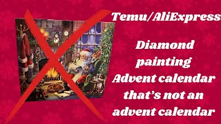 Temu AliExpress diamond painting Advent calendar that’s not an advent calendar [upl. by Edouard461]