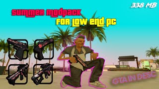 HIGH FPS SUMMER MODPACK FOR SAMP LOW END PC GTA IN DESC [upl. by Golliner810]