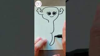 Drawing Penny Fitzgerald  The Amazing World of Gumball shorts youtubeshorts drawing [upl. by Aneerehs691]