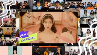 MV IU아이유  Celebrity REACTION MASHUP [upl. by Pine717]