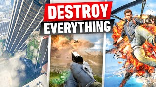 10 Games Where You Can DESTROY Anything HINDI [upl. by Nylek]